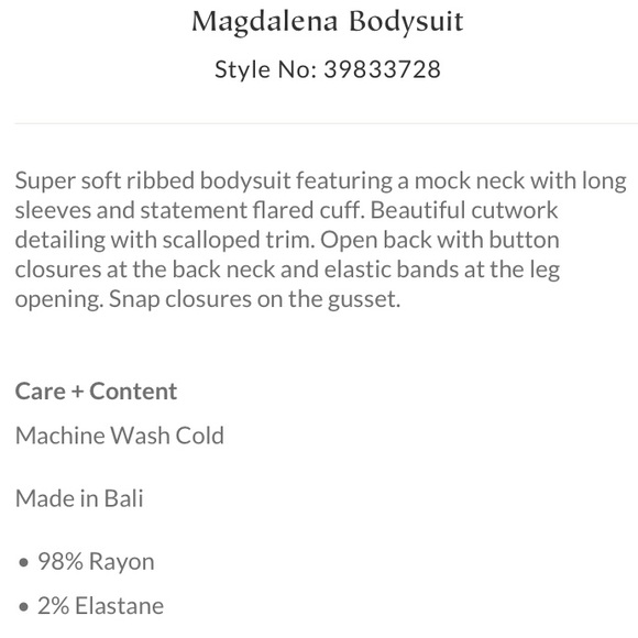 FP Magdalena bodysuit - Picture 3 of 8